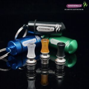 Drip Tip 510 MTL Con Base in Acciaio SVASATO in PC/POM/Ultem