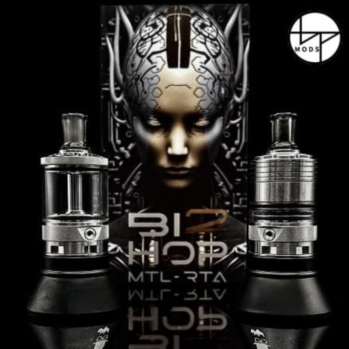 Atomizzatore Bishop 2 MTL RTA  4ml. SS SilVER/GUNMETAL