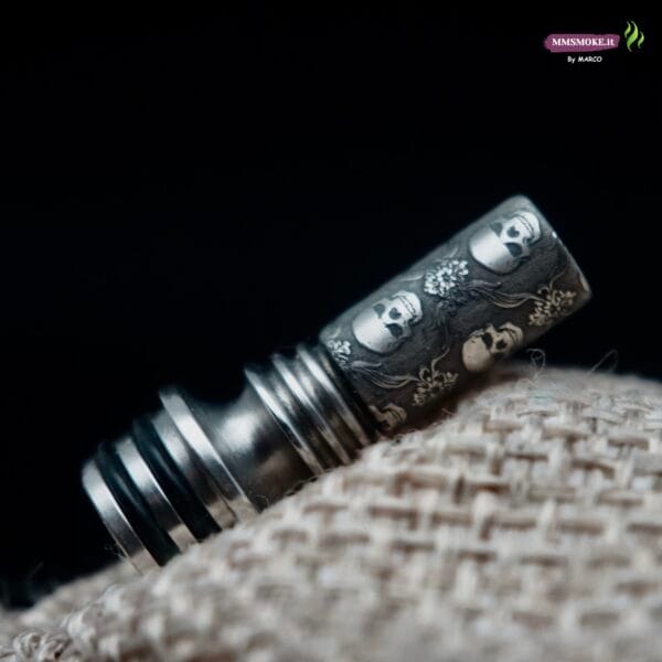 Drip Tip ULTON V2 inciso Metal By Marco - immagine 4
