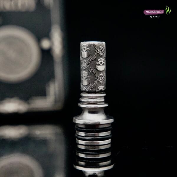 Drip Tip ULTON V2 inciso Metal By Marco - immagine 3