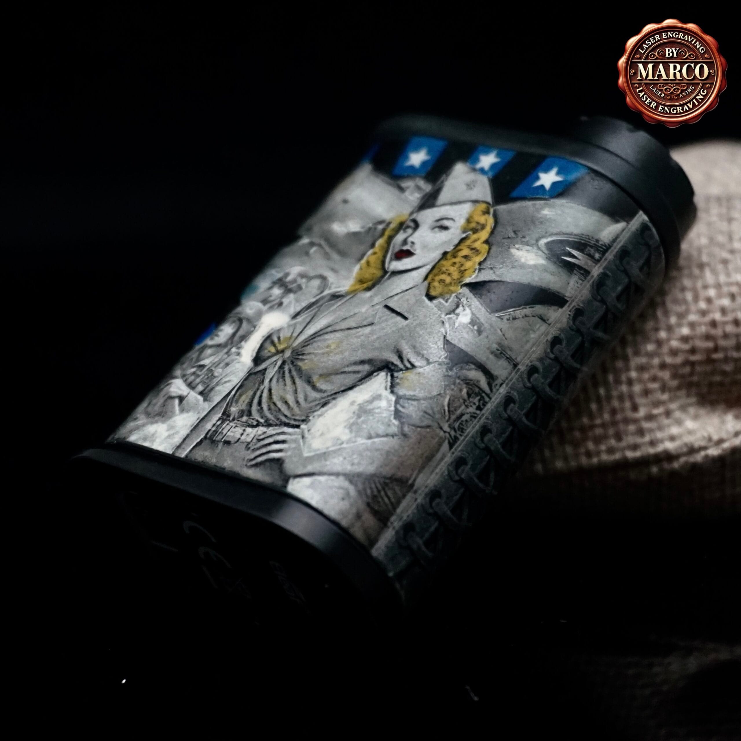 Pico Plus “Pin-Up Military Edition Color” ArtBox By Marco - immagine 2