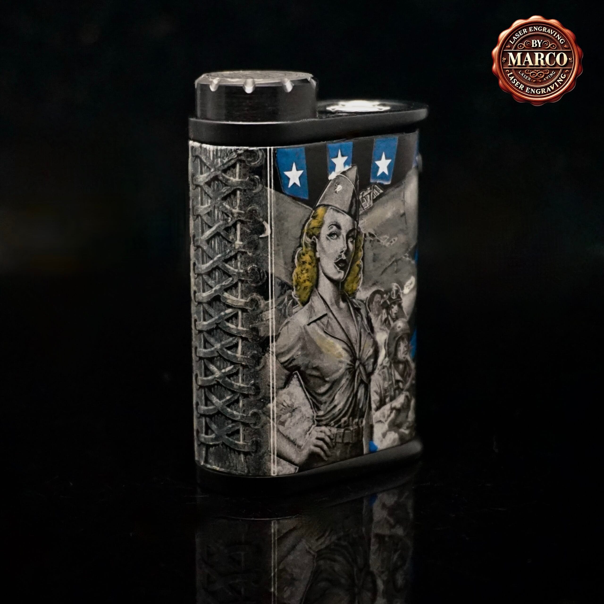 Pico Plus “Pin-Up Military Edition Color” ArtBox By Marco - immagine 5