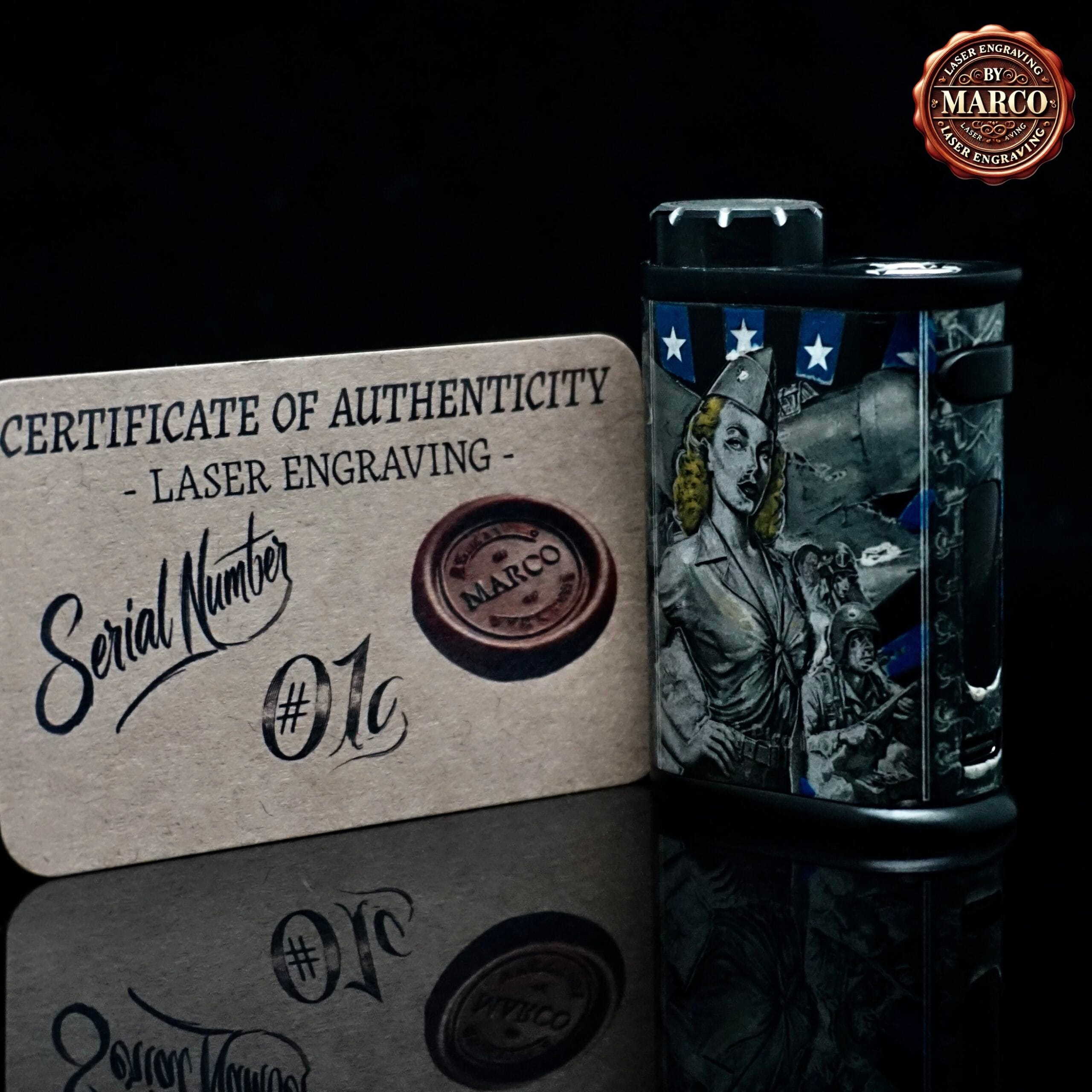 Pico Plus “Pin-Up Military Edition Color” ArtBox By Marco - immagine 6