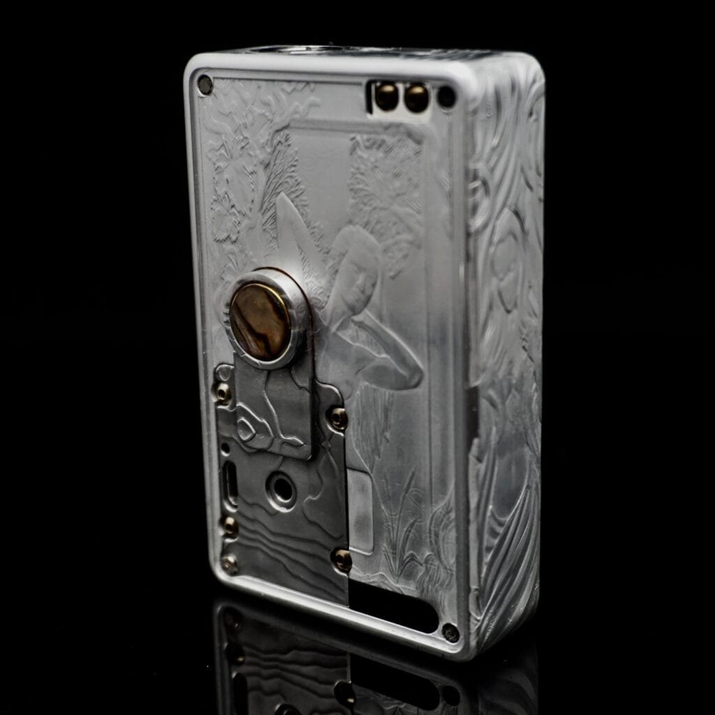 Museo Billet Box incisione 3D su box mod lavorazione ArtBox