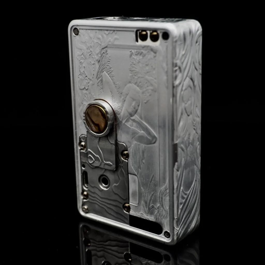 Museo Billet Box incisione 3D su box mod lavorazione ArtBox