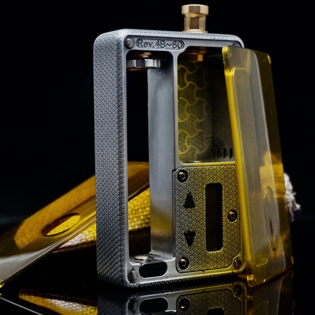 Museo Billet Box incisione laser profonda su box svapo