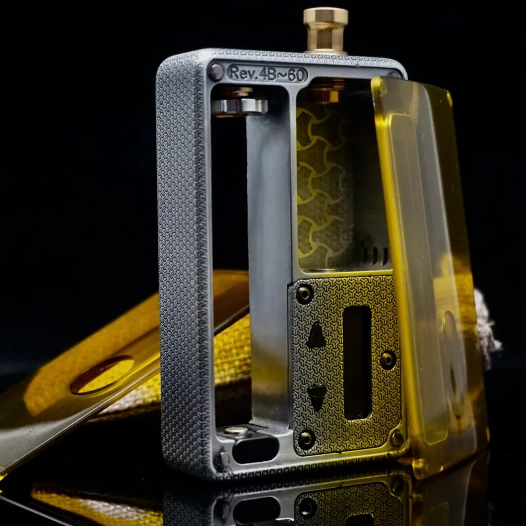 Museo Billet Box incisione laser profonda su box svapo