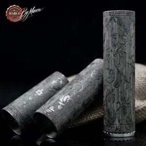 Centenary Mods Minister Rosarium Noir kit tubi 18350 18500 18650 ArtBox By Marco