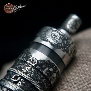 Incisione filigrana e lavorazione zigrinata su FeV 4.5+ aftermarket By Marco