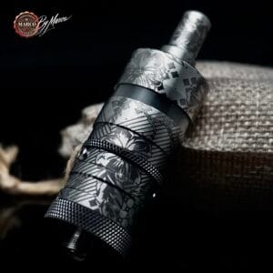 Dettaglio incisione laser floreale e pattern geometrico su FeV aftermarket ArtBox By Marco