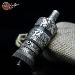 FeV inciso ArtBox By Marco dettaglio incisione laser su top cap