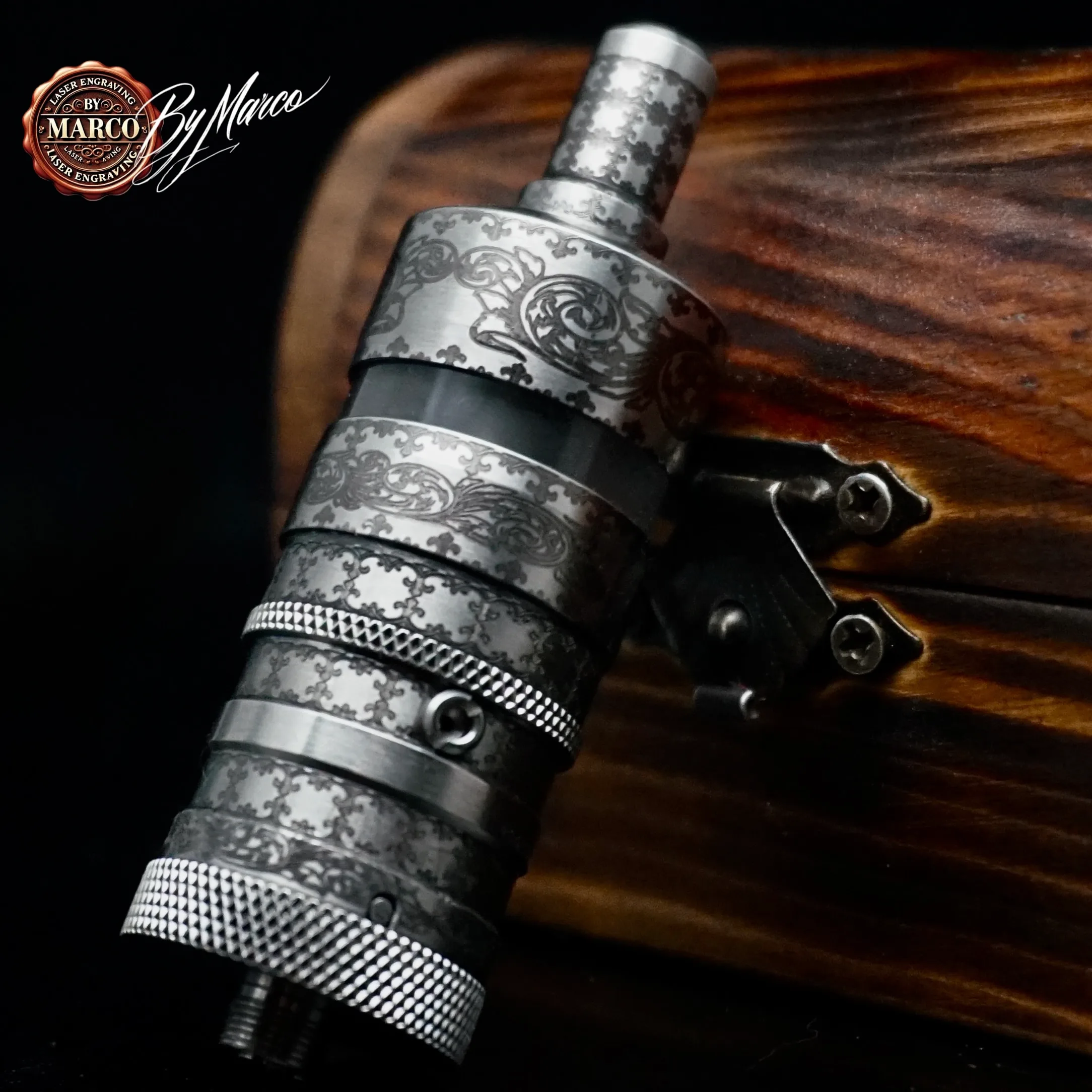 Atomizzatore Inciso Fev 4.5S Arabesque Steel ArtBox By Marco