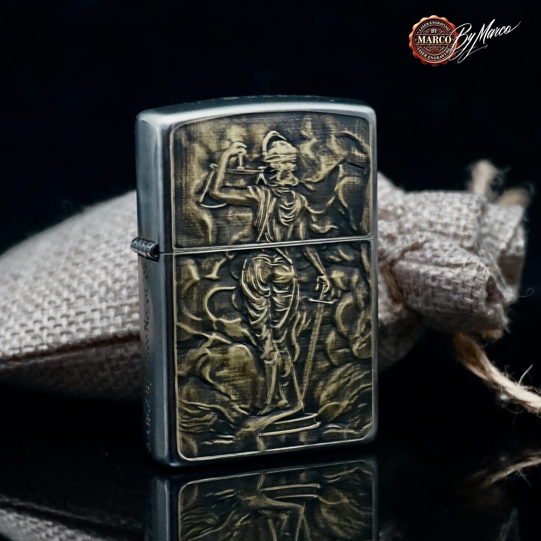 Zippo IVSTITIA Limited Edition 01/01 ArtBox By Marco 1 Zippo IVSTITIA Limited Edition 01/01 ArtBox By Marco