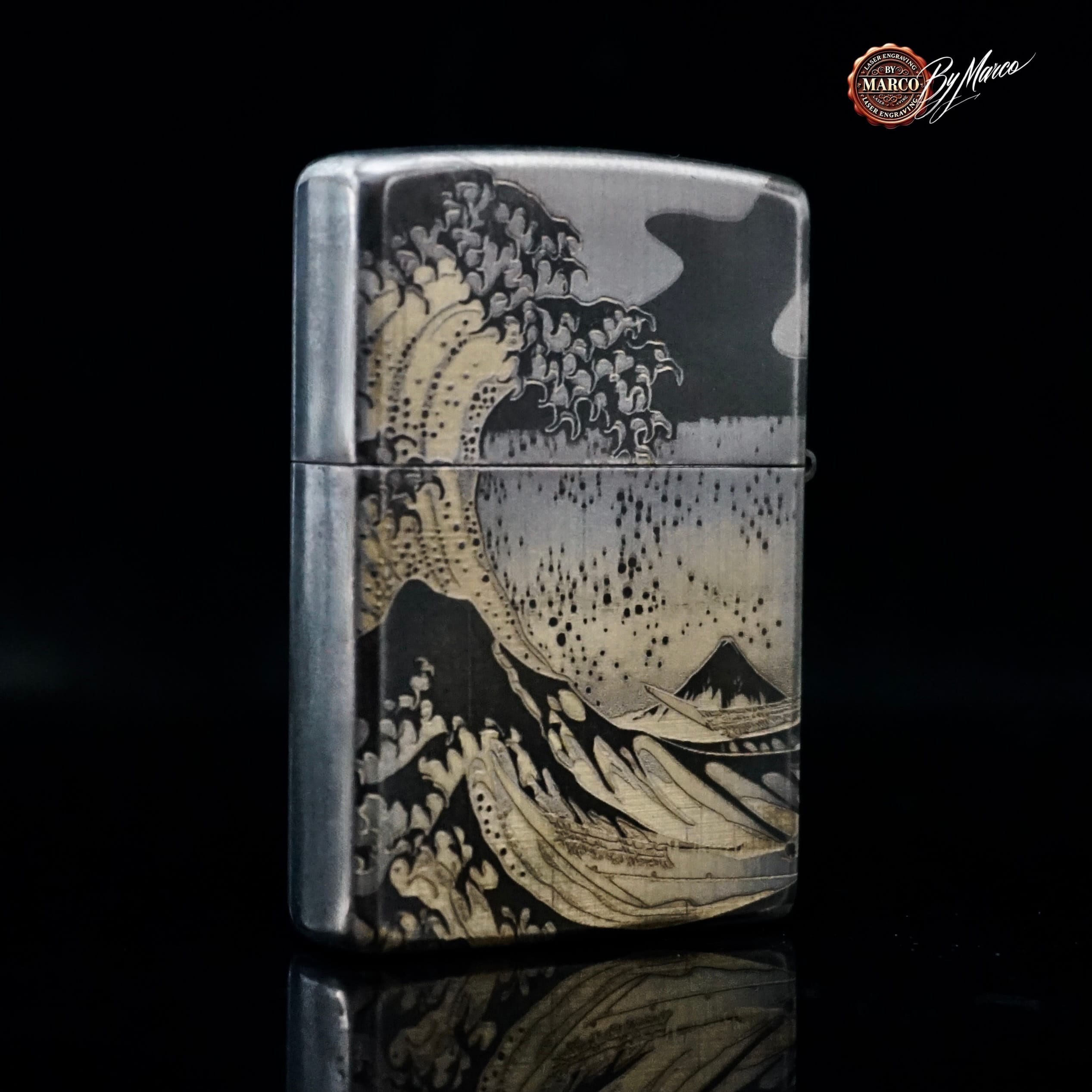 Zippo Great Wave No.01/01 – ArtBox By Marco 5 Zippo Great Wave No.01/01 – ArtBox By Marco - immagine 5