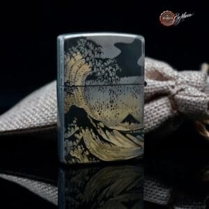 Zippo Incisi Artigianali By Marco | MMSMOKE Bologna 3 Accendino con onda giapponese