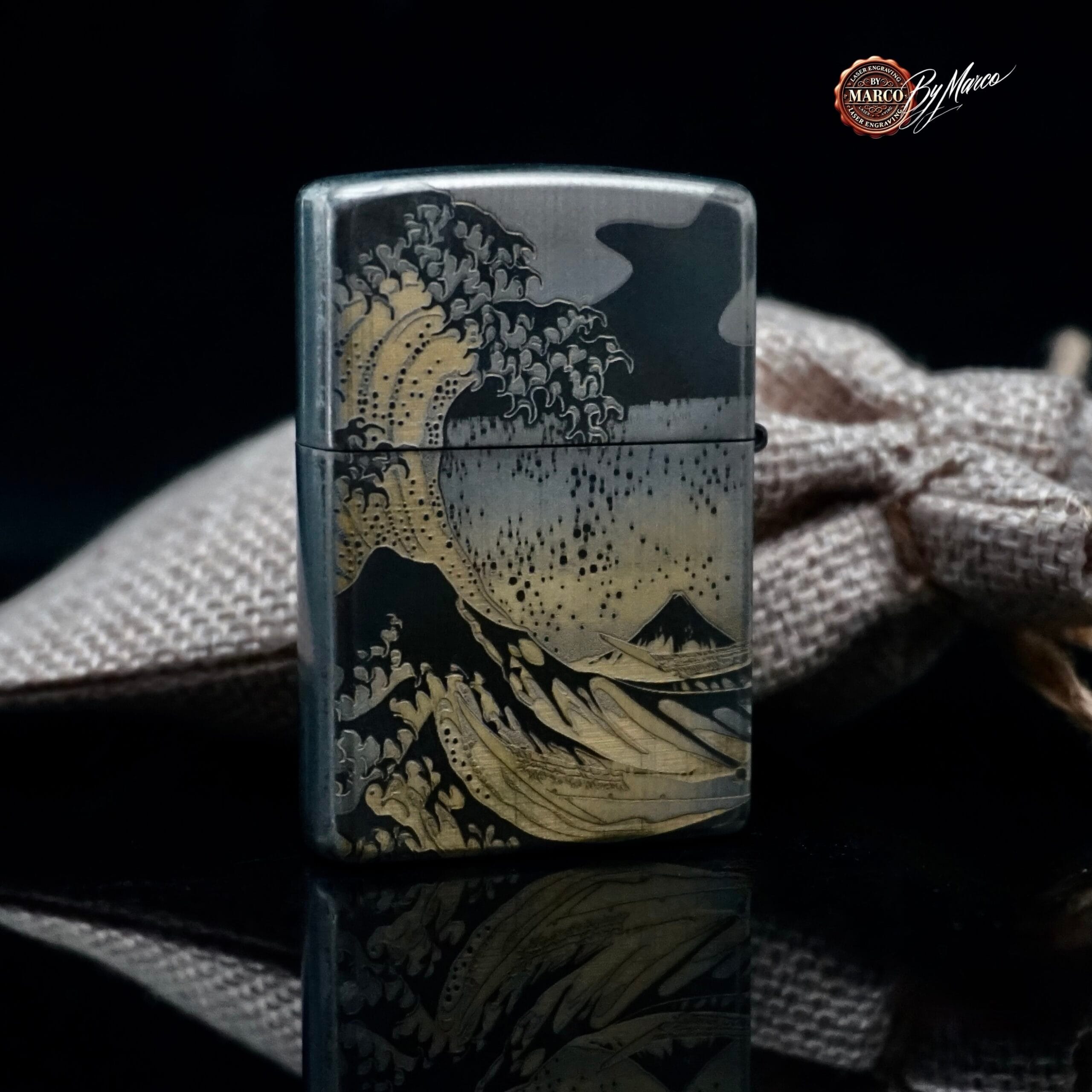 Zippo Great Wave No.01/01 – ArtBox By Marco 1 Accendino con onda giapponese