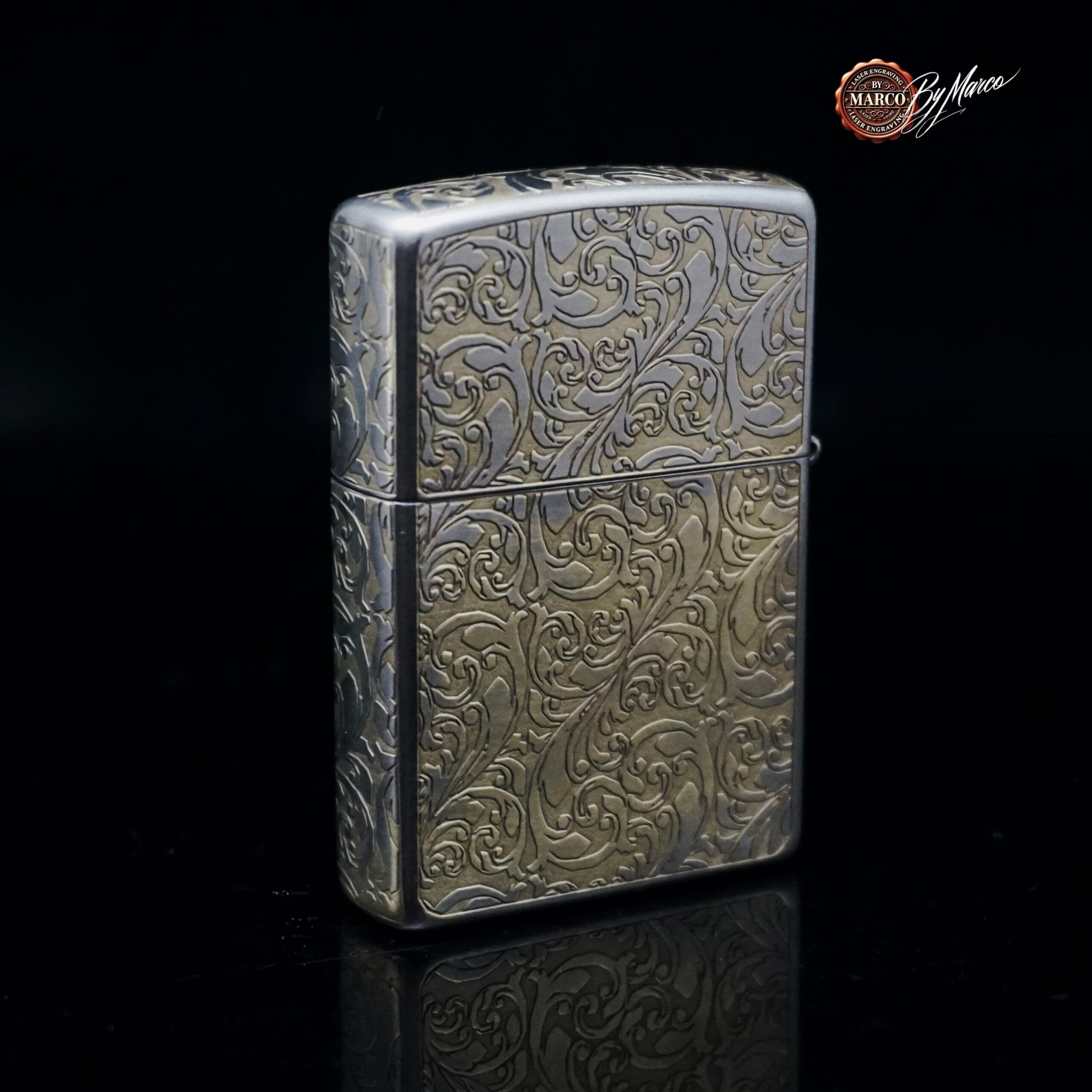 Zippo Barocco inciso No1 ArtBox By Marco Bologna MMSMOKE 5 Zippo Barocco inciso No1 ArtBox By Marco Bologna MMSMOKE - immagine 5