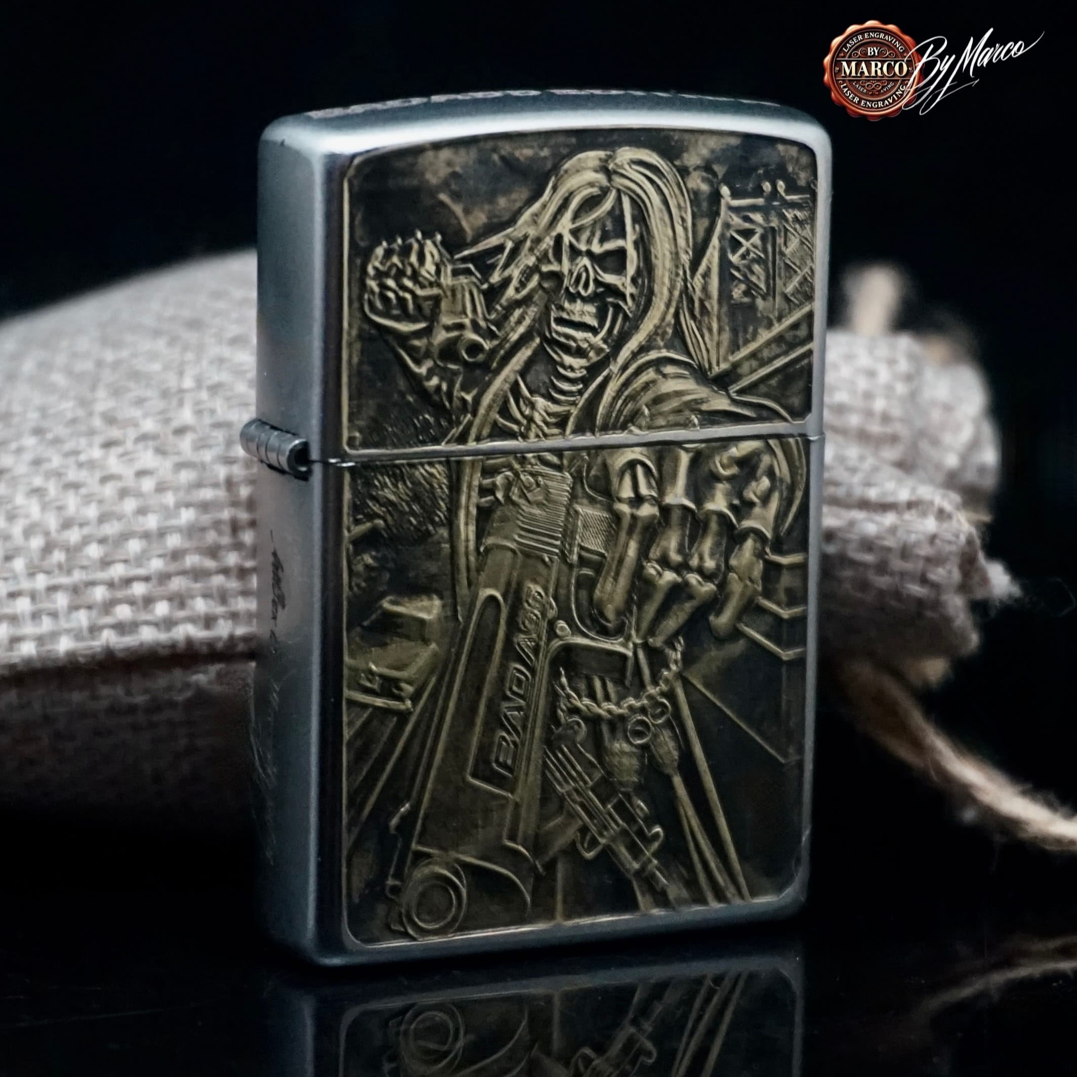 Zippo Badass Edition 3D 1/1 ArtBox By Marco 3 Zippo Badass Edition 3D 1/1 ArtBox By Marco - immagine 3