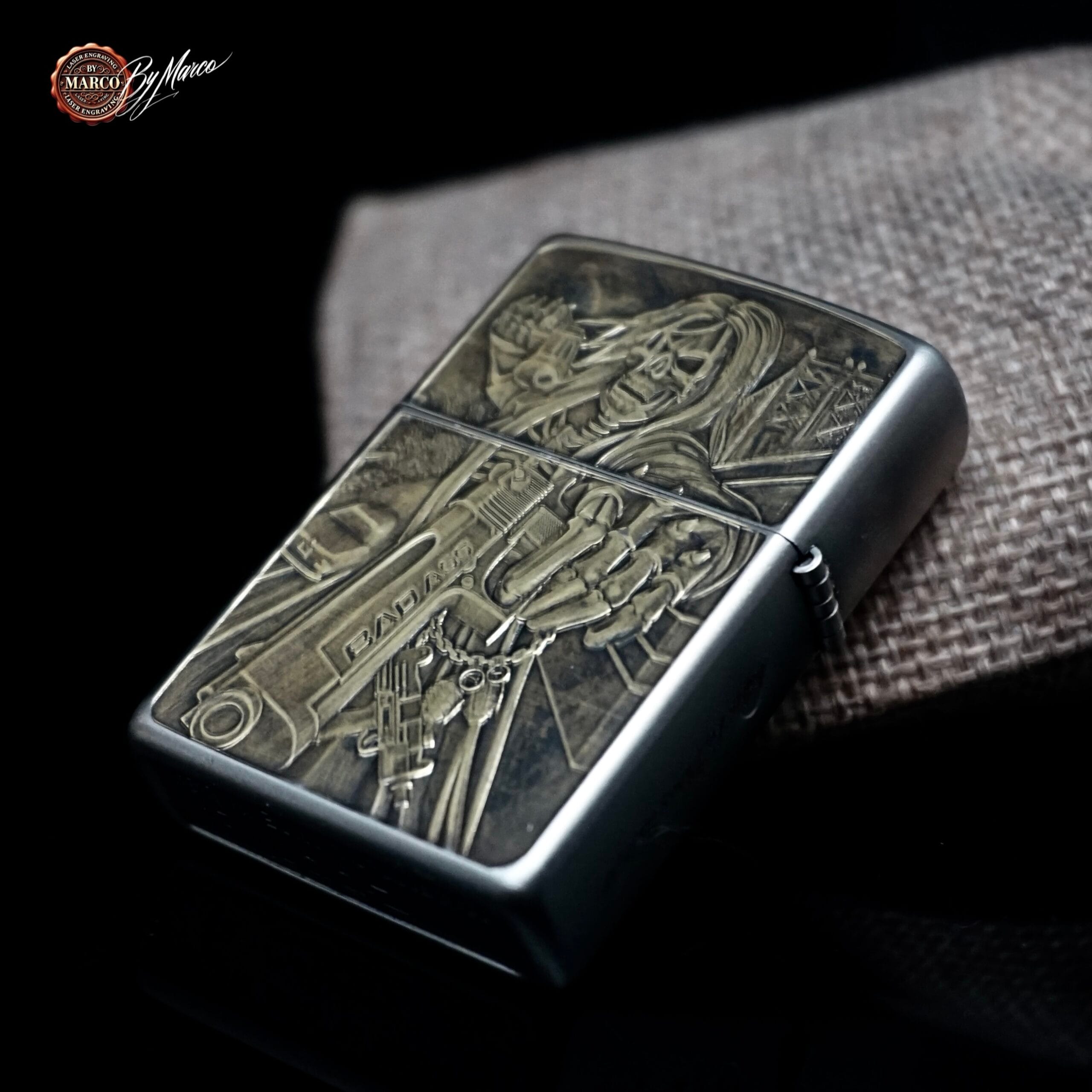 Zippo Badass Edition 3D 1/1 ArtBox By Marco 2 Zippo Badass Edition 3D 1/1 ArtBox By Marco - immagine 2