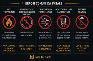 4 errori comuni