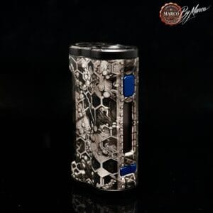 Box mod personalizzata Ambition Mod K1 con incisione nido dape