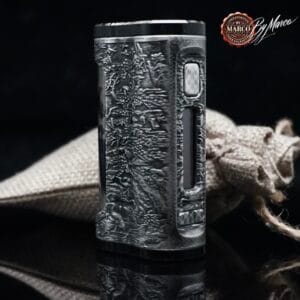 box mod artigianale con incisione 3D basso rilievo ArtBox By Marco