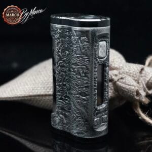 dettaglio incisione 3D basso rilievo Ambition Mod K1 ArtBox By Marco