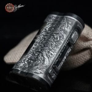 incisione laser profonda su Ambition Mod K1 personalizzata