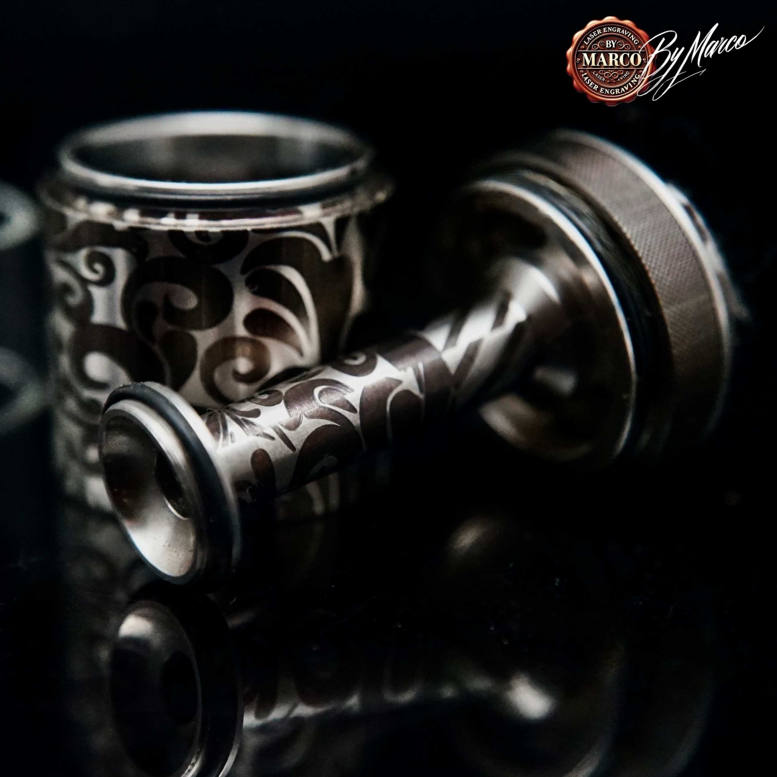 Top refill Kit Bel Cap 6ml. per Bishop MTL RTA DAMASCUS ArtBox By Marco 3 Top refill Kit Bel Cap 6ml. per Bishop MTL RTA DAMASCUS ArtBox By Marco - immagine 3