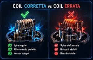 22.3 GUIDA COMPLETA COME RIGENERARE UN ATOMIZZATORE 4 POSIZIONE DELLA COIL GIUSTA