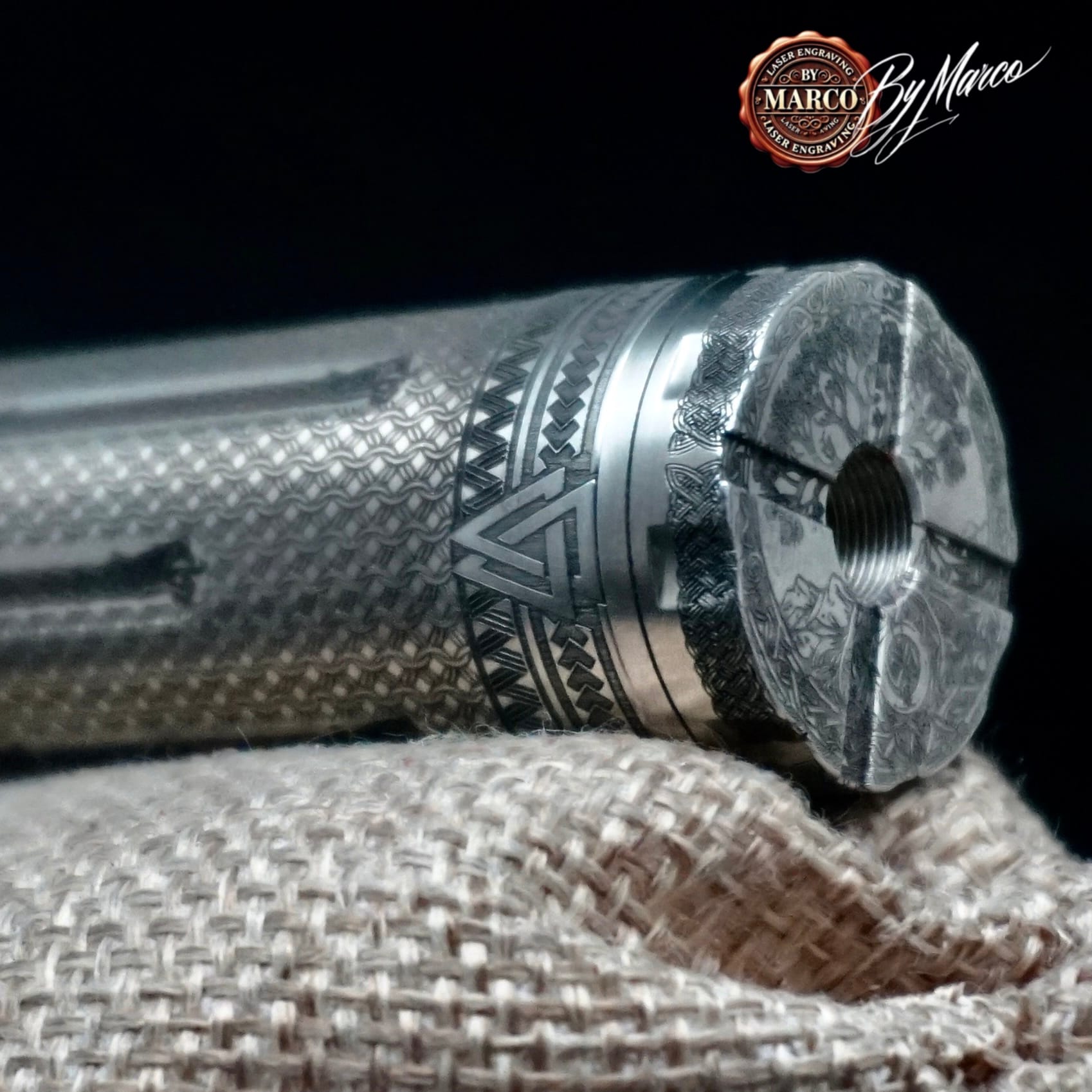 Vape System VS MOSFET Valhalla – ArtBox By Marco 8 VS MOSFET Valhalla incisione laser 360 gradi