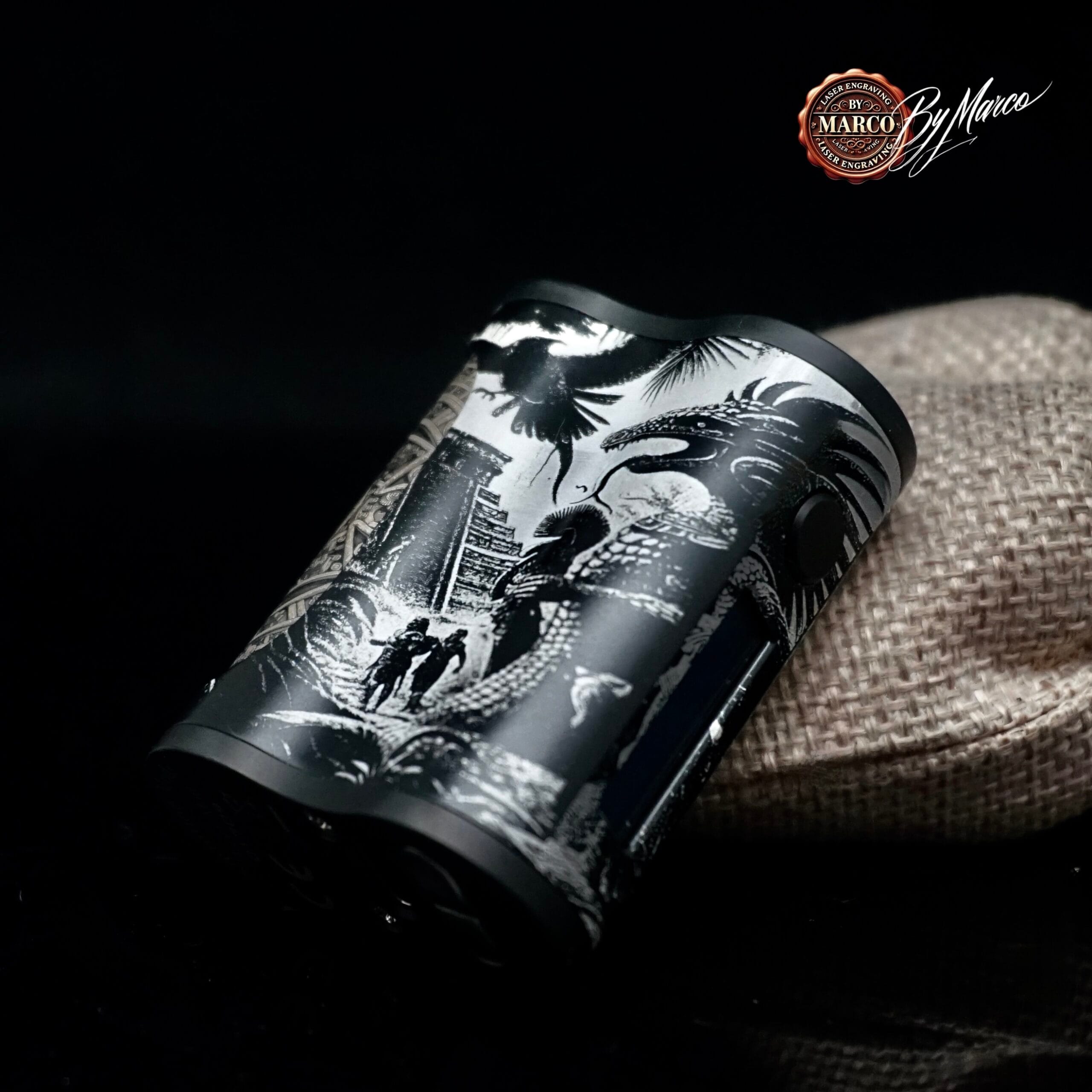 Box Morer MAYA LEGACY SBS Mod 60W Ambition Mod ArtBox By Marco 6 Esemplare unico ArtBox By Marco box more
