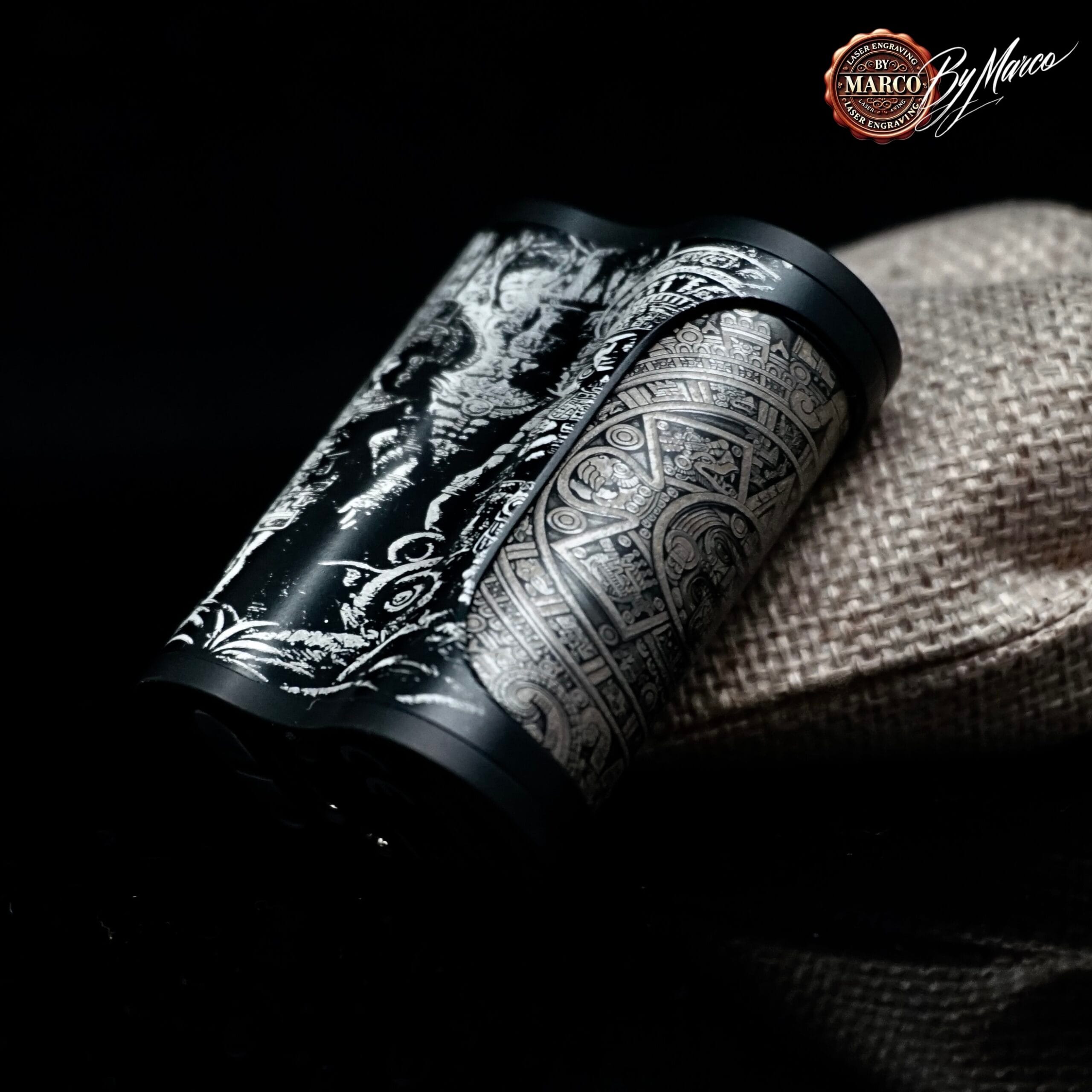 Box Morer MAYA LEGACY SBS Mod 60W Ambition Mod ArtBox By Marco 3 Calendario Maya inciso lateralmente