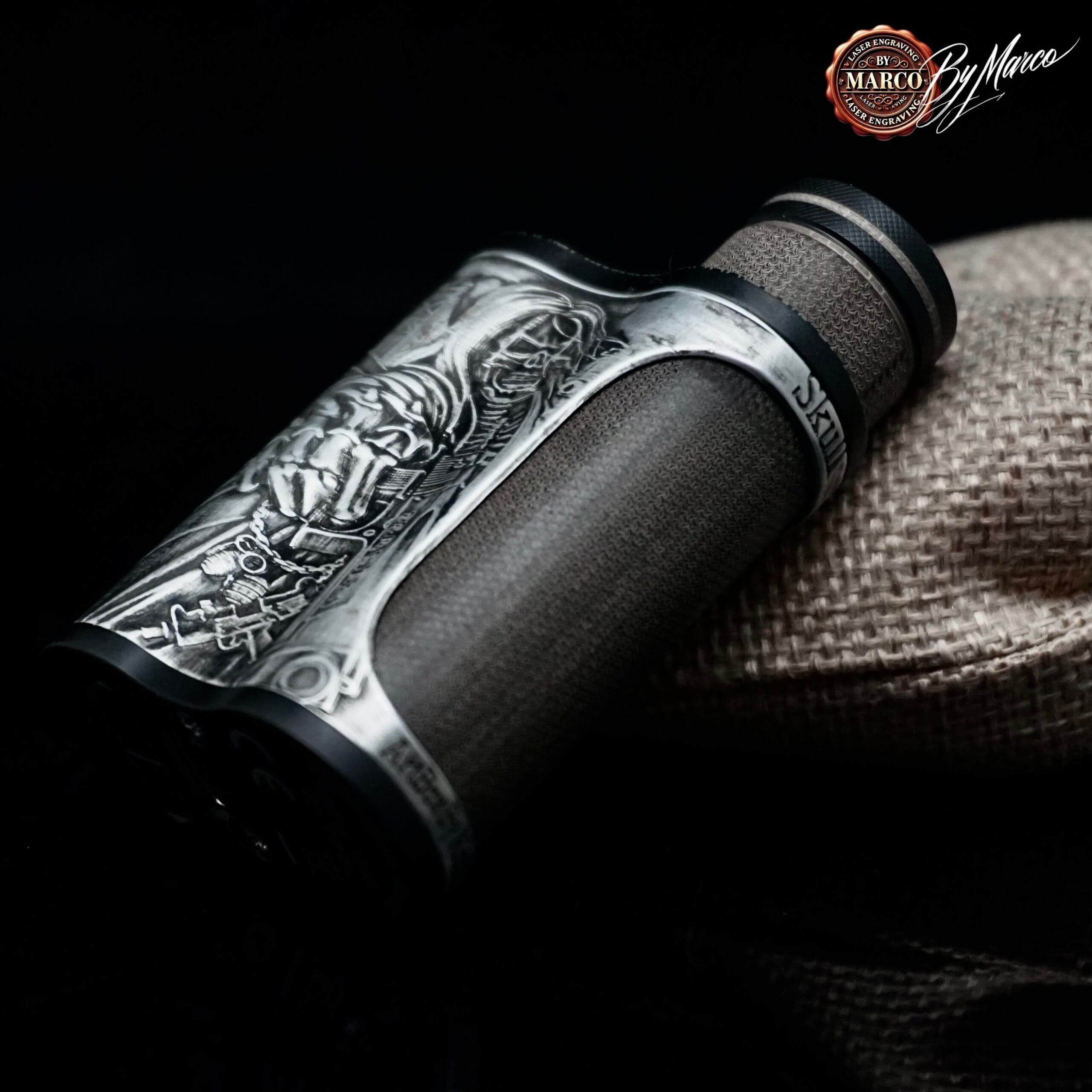 Box Morer "BLACK WARRANT 3D " SBS Mod 60W Ambition Mod ArtBox By Marco 4 Box Morer "BLACK WARRANT 3D " SBS Mod 60W Ambition Mod ArtBox By Marco - immagine 4