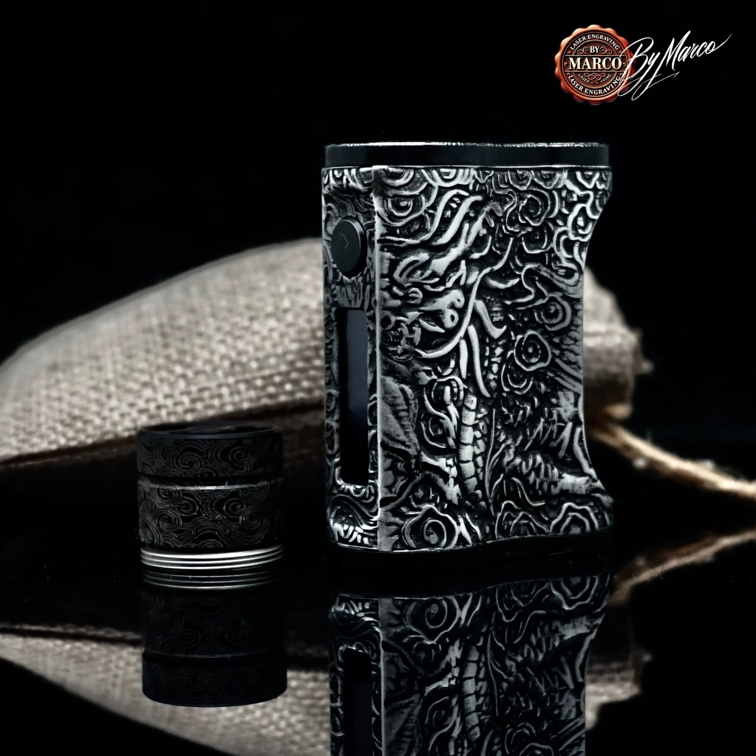 Box Morer "Azure Dragon 3D " SBS Mod 60W Ambition Mod ArtBox By Marco 6 Box Morer "Azure Dragon 3D " SBS Mod 60W Ambition Mod ArtBox By Marco - immagine 6