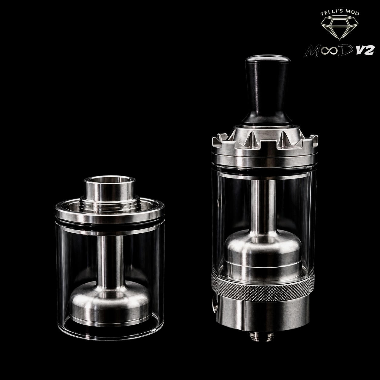 Atomizzatore MooD V2 MTL RTA 22,5mm Telli's Mod 5 Atomizzatore MooD V2 MTL RTA 22,5mm Telli's Mod - immagine 5