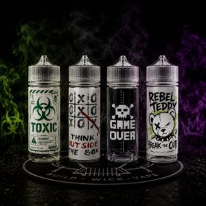 BOTTIGLIE GRADUATE DA 120ML. DA SVAPO PER LA MISCELAZIONE PREPARAZIONE DEI LIQUIDI MMSMOKE