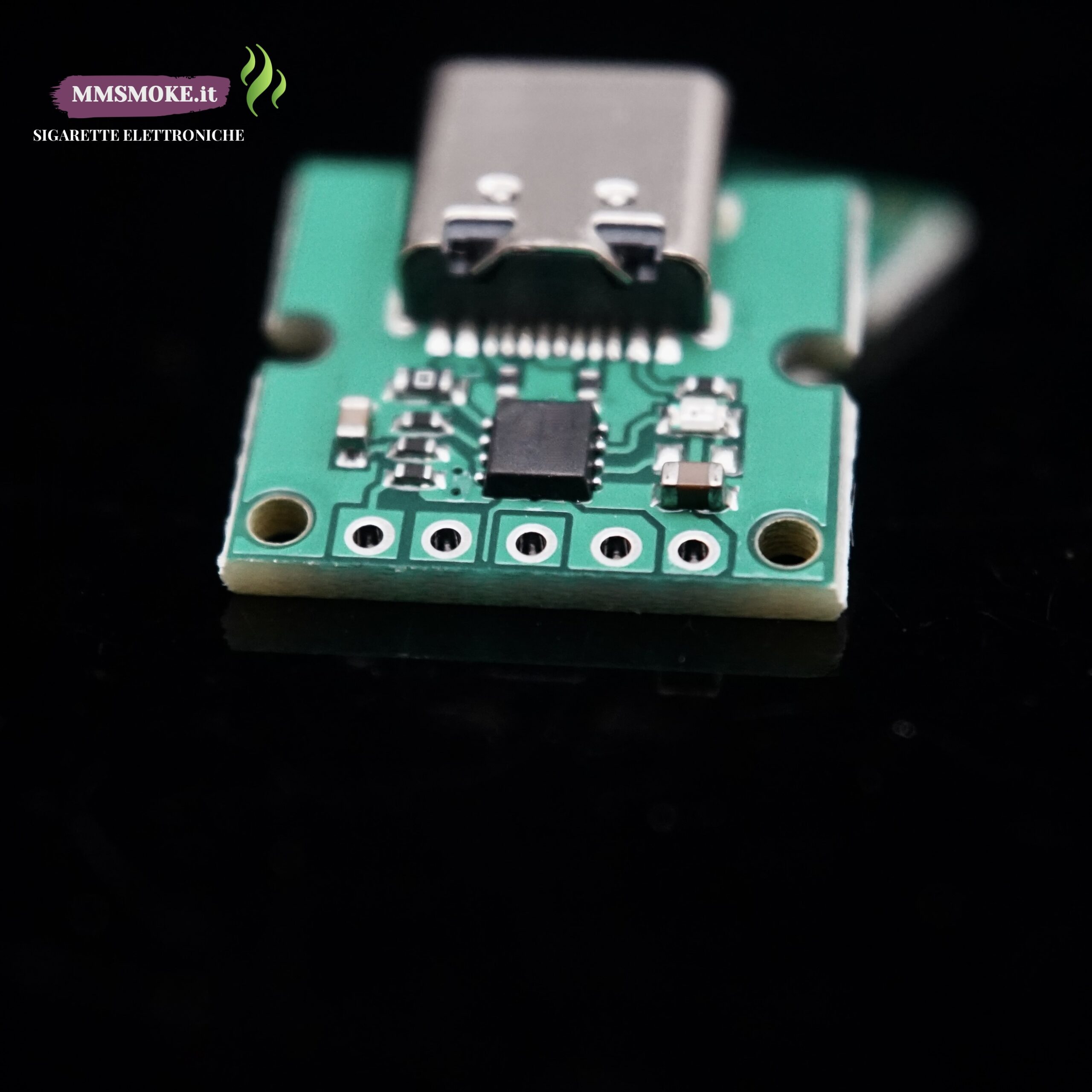 Modulo USB-C 2A con Trasmissione Dati – Compatibile DNA Evolv / Ambition Mods 4 Scheda USB-C 2A ricarica e comunicazione dati per circuiti DNA Evolv EScribe