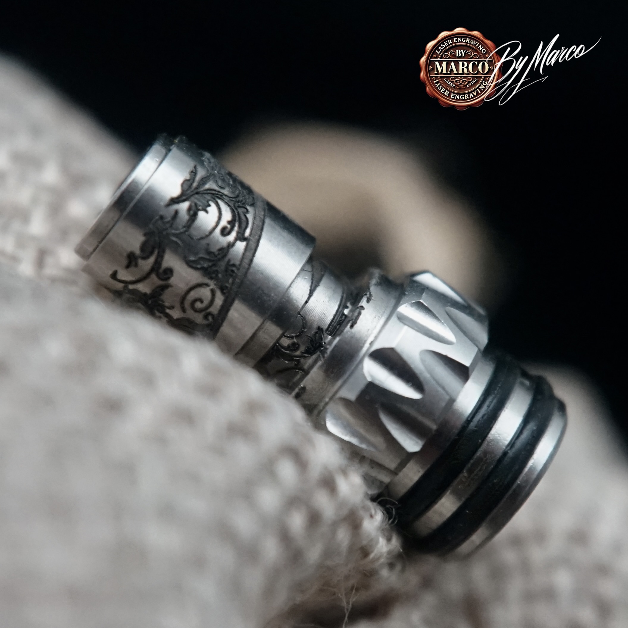 Hammer ArtBox By Marco – Drip Tip 510 Inciso 2 Hammer ArtBox By Marco – Drip Tip 510 Inciso - immagine 2