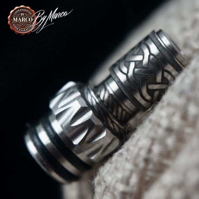 Drip Tip ULTON V2 N°31 Celtic Engraving | ArtBox By Marco