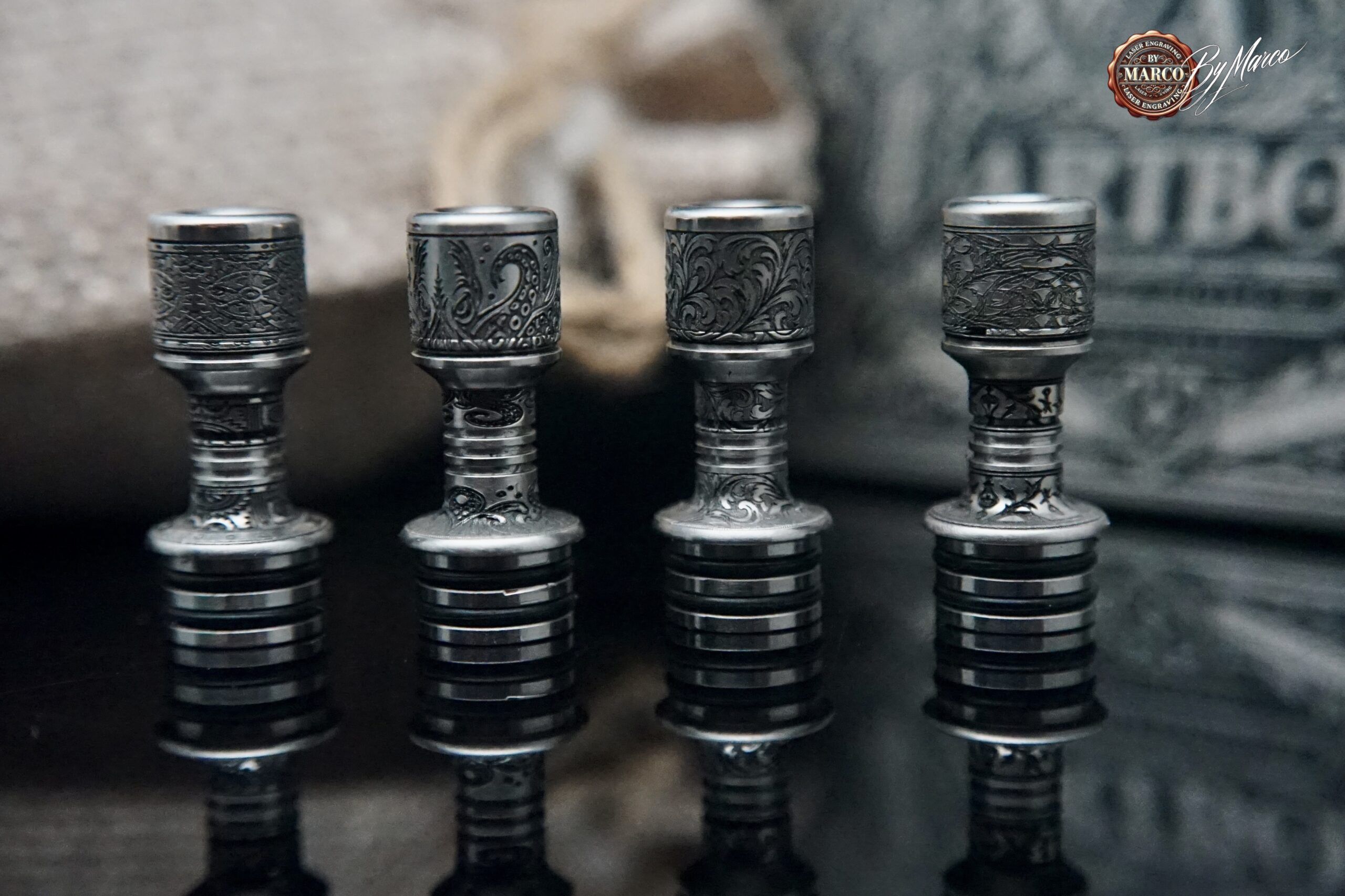 Noble Line Drip Tip – Modello C | Classic 3 Noble Line Drip Tip – Modello C | Classic - immagine 3