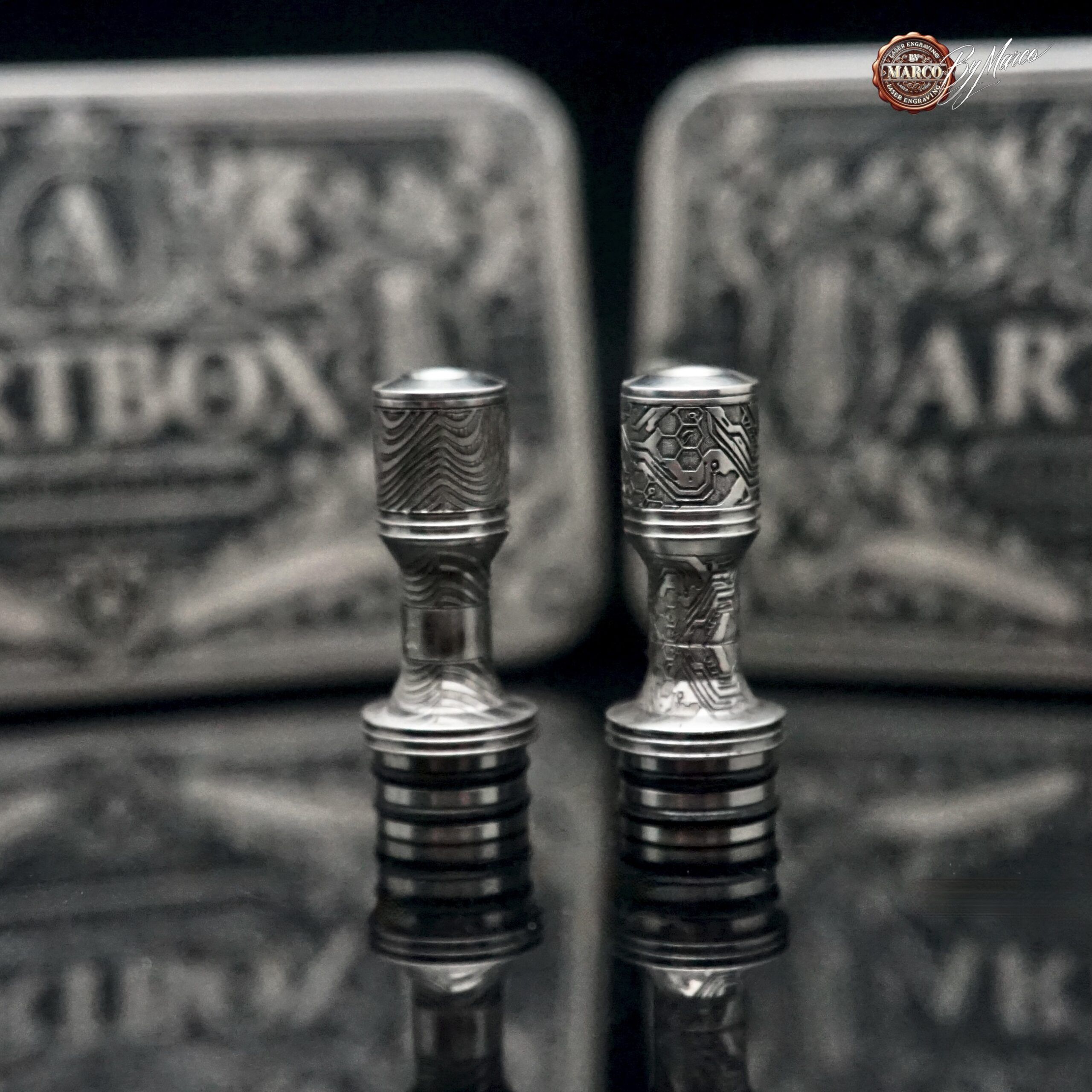Noble Line Drip Tip – Modello D | ArtBox 1 DRIP TIP INCISI ARTBOOX