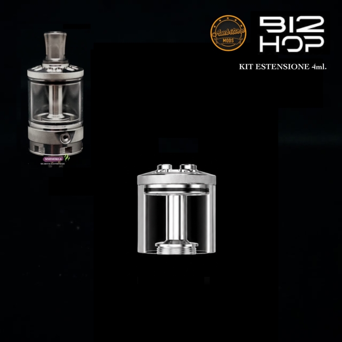 Kit Estensione Bishop 2 da 4ml. Acciaio & Tank Trasparente