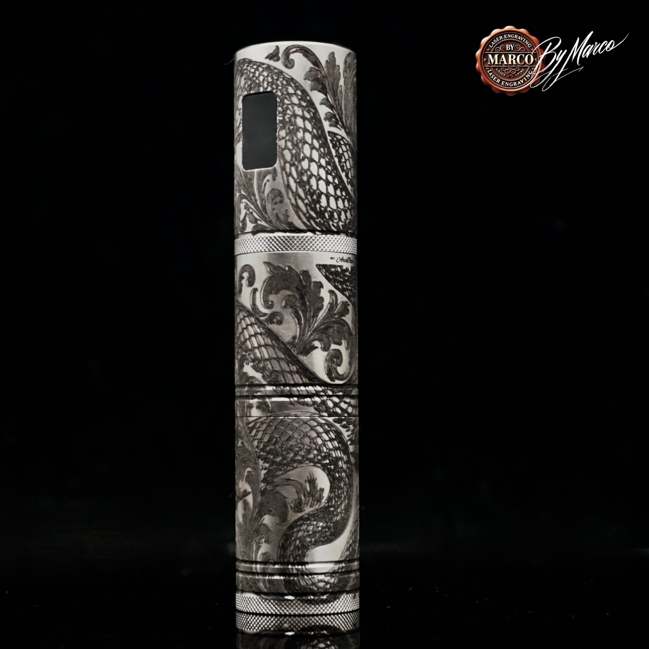 Converter 60W Ambition Mods Serpent Edition No01 ArtBox 14 Converter 60W ArtBox configurazione SBS con grafica serpente