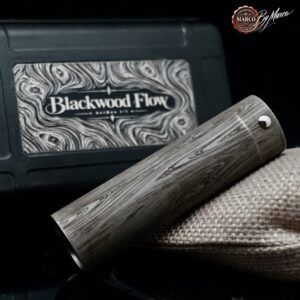 Blackwood Flow ArtBox tubo 22 mm inciso laser effetto legno