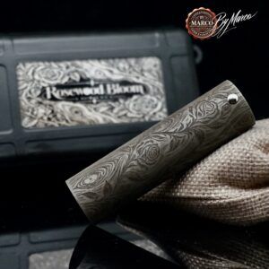 Rosewood Bloom ArtBox Mechanical Mod with Chip 22 mm Lo Atty Style