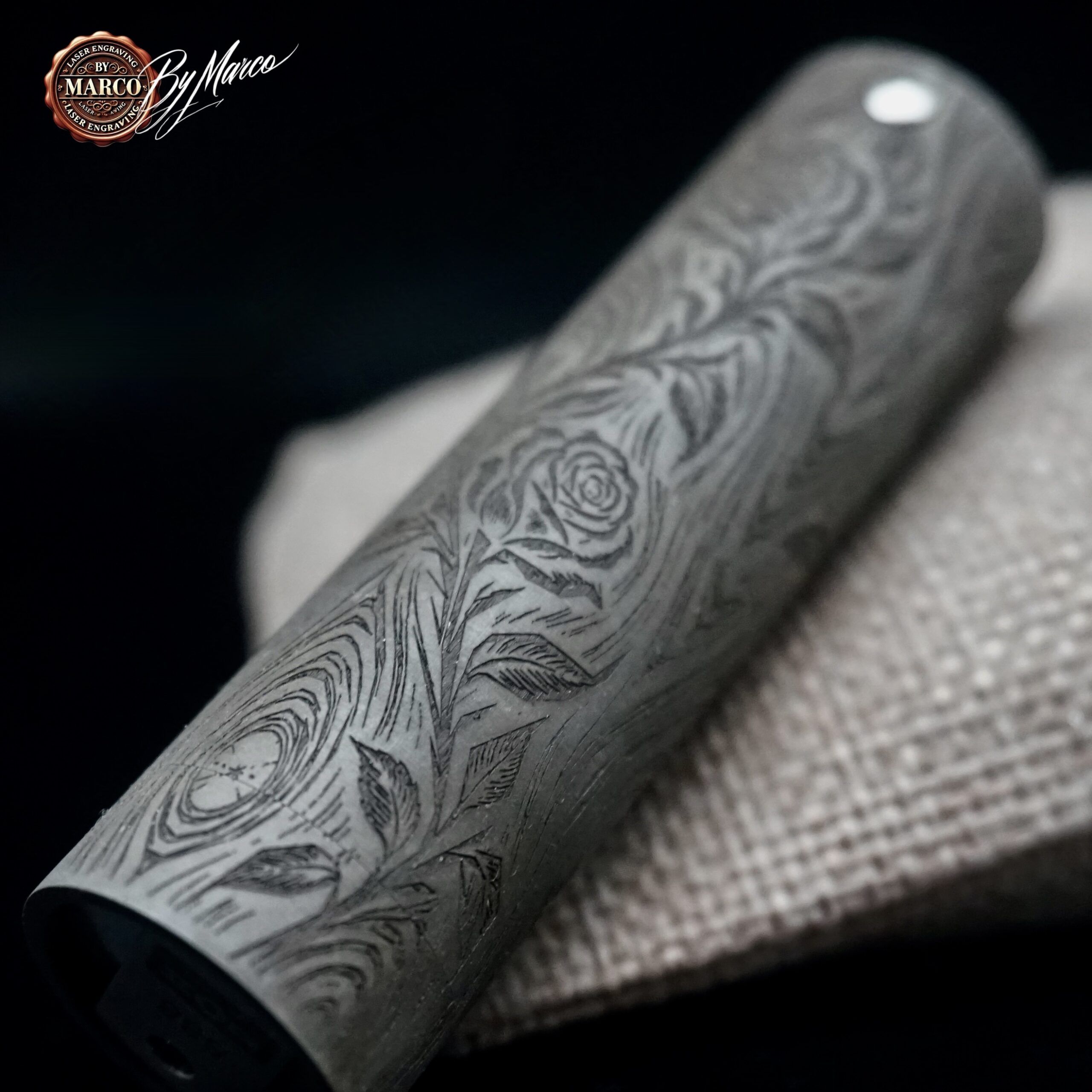 Rosewood Bloom ArtBox Mechanical Mod with Chip 22 mm Lo Atty Style 3 Rosewood Bloom ArtBox Mechanical Mod with Chip 22 mm Lo Atty Style - immagine 3