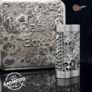 Dettaglio incisione laser ArtBox effetto corsetto su Dani Box Mini Dicodes